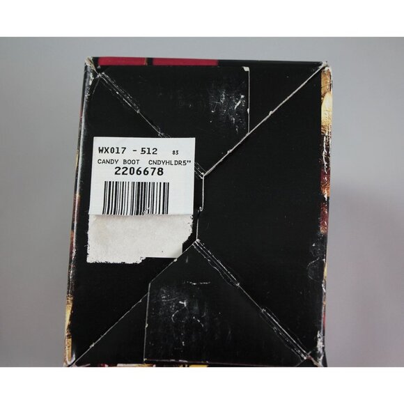 Mikasa Studio Nova Candy Boot Christmas Holiday Candy Holder 5" w/Box - Picture 11 of 11